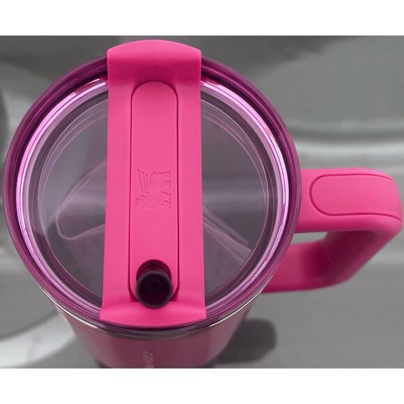 Stanley x Starbucks HOLIDAY 2024 BERRY PINK GLITTER 40oz Tumbler - Picture 3 of 4